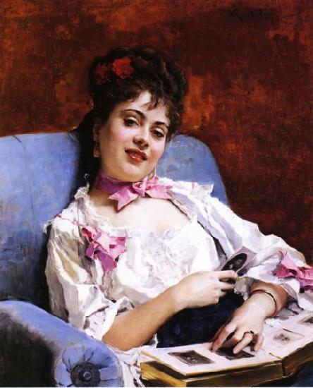 Raimundo Madrazo Fond Memories France oil painting art